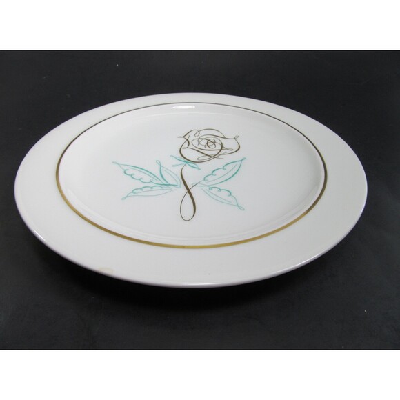 Easterling Spencerian Rose China Bavaria Germany Salad Plates 8.5" Bundle of 4 - Picture 5 of 5